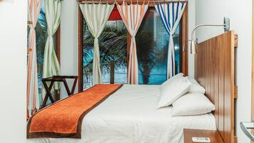 2 bedrooms, premium bedding, down comforters, pillowtop beds