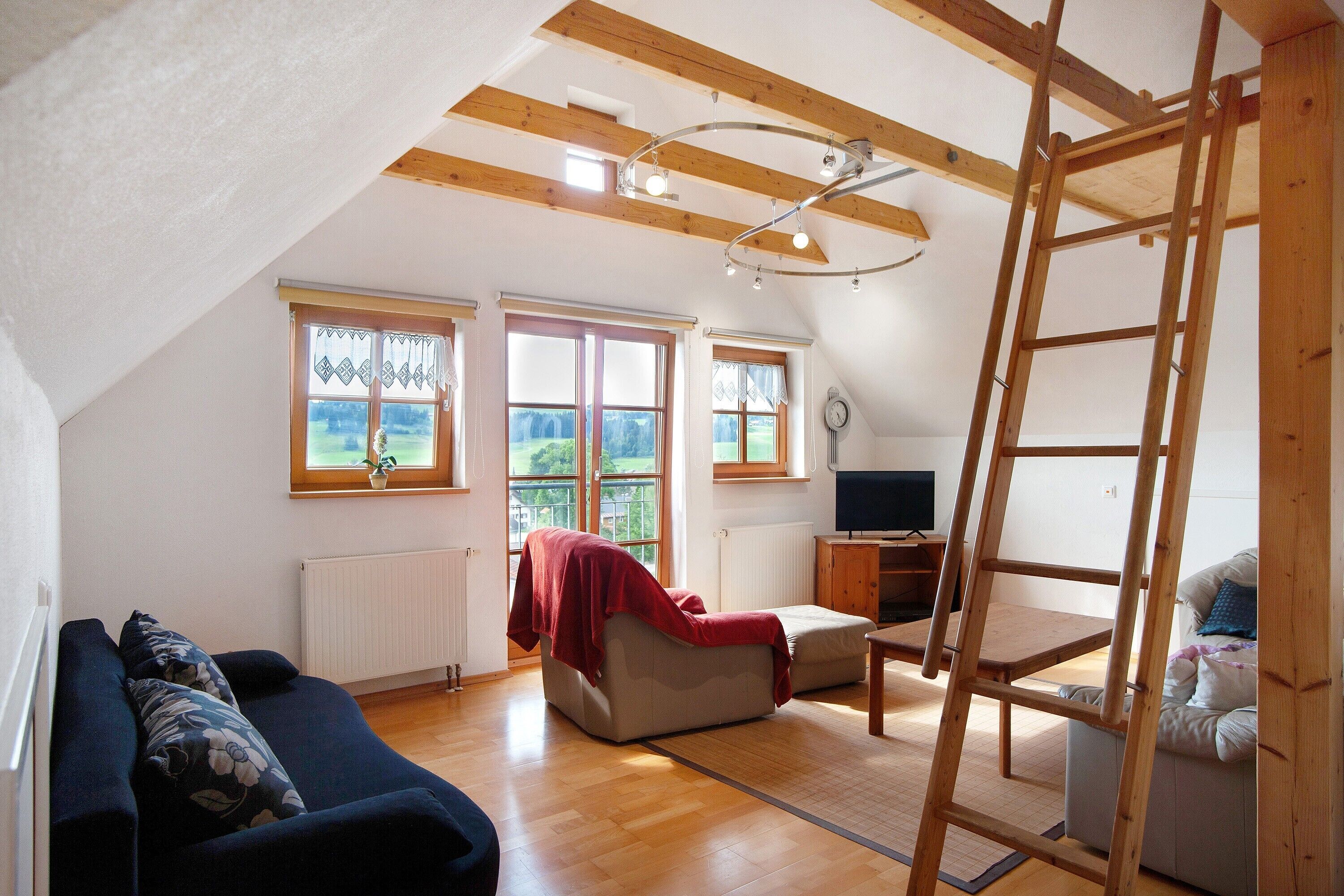 TV, TV-spill, bordtennis og stereoanlegg