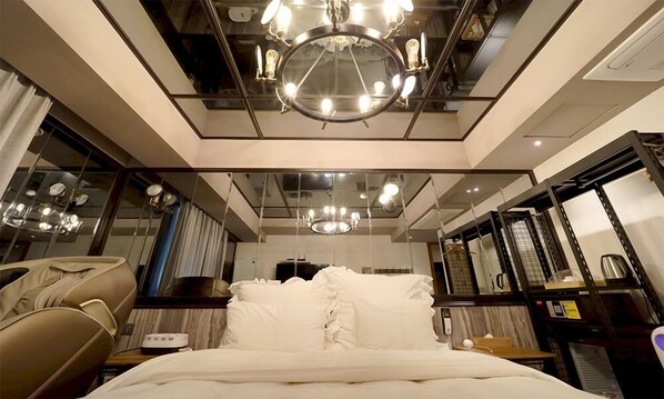 Suite Massage Chair | Individually decorated, individually furnished, free WiFi, bed sheets - February Hotel The Stay Gangseo Main Building (Busan)