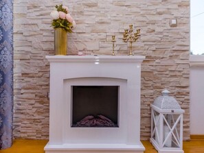 Villa (Two Bedroom Villa with Terrace and Se) | Living room | TV - Villa Antica (Rogoznica)