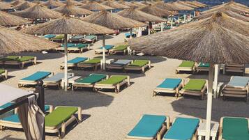 Private beach