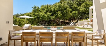 270-degree Ocean Views, 47’ heated pool, stunning contemporary coastal retreat.