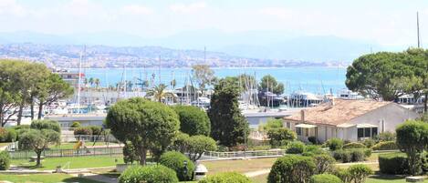 Udsigt fra overnatningsstedet