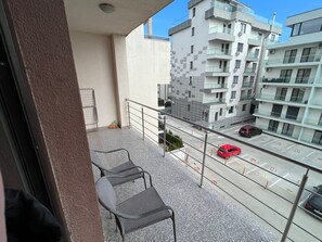 Apartamento empresarial | Terraço/pátio