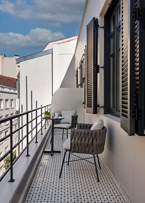 Deluxe tweepersoonskamer, balkon | Balkon