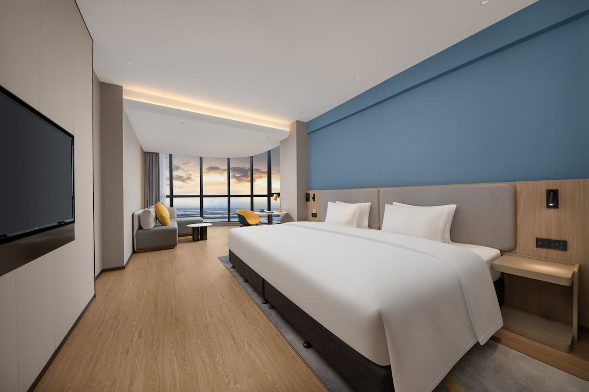 Standaard kamer, 2 eenpersoonsbedden (Extra Floor Space, Minibar) | Een bureau, geluiddichte muren, gratis wifi, beddengoed