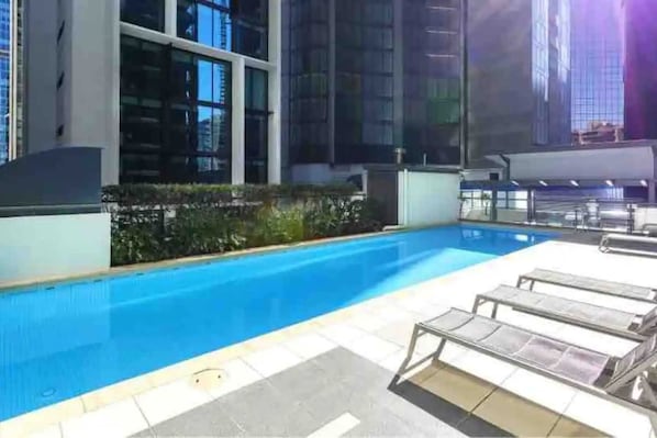 Appartement de base, 1 grand lit | Piscine | Piscine chauffée