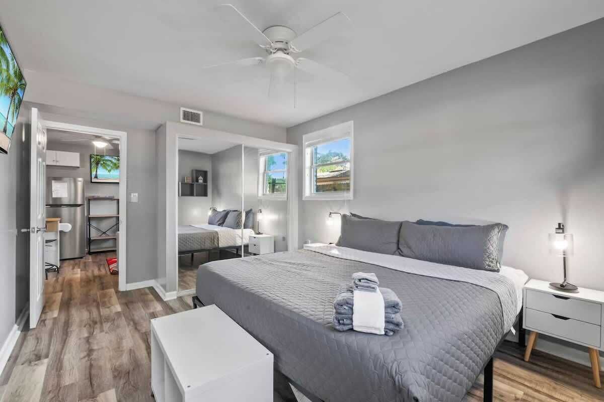 2 bedrooms, free WiFi, bed sheets, wheelchair access