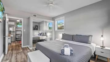 2 bedrooms, free WiFi, bed sheets, wheelchair access