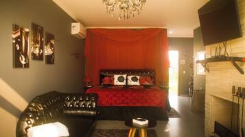 Chalé exclusivo | 1 quarto, roupas de cama antialérgicas, individualmente decorados