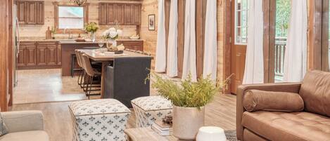 TV connectée, cheminée