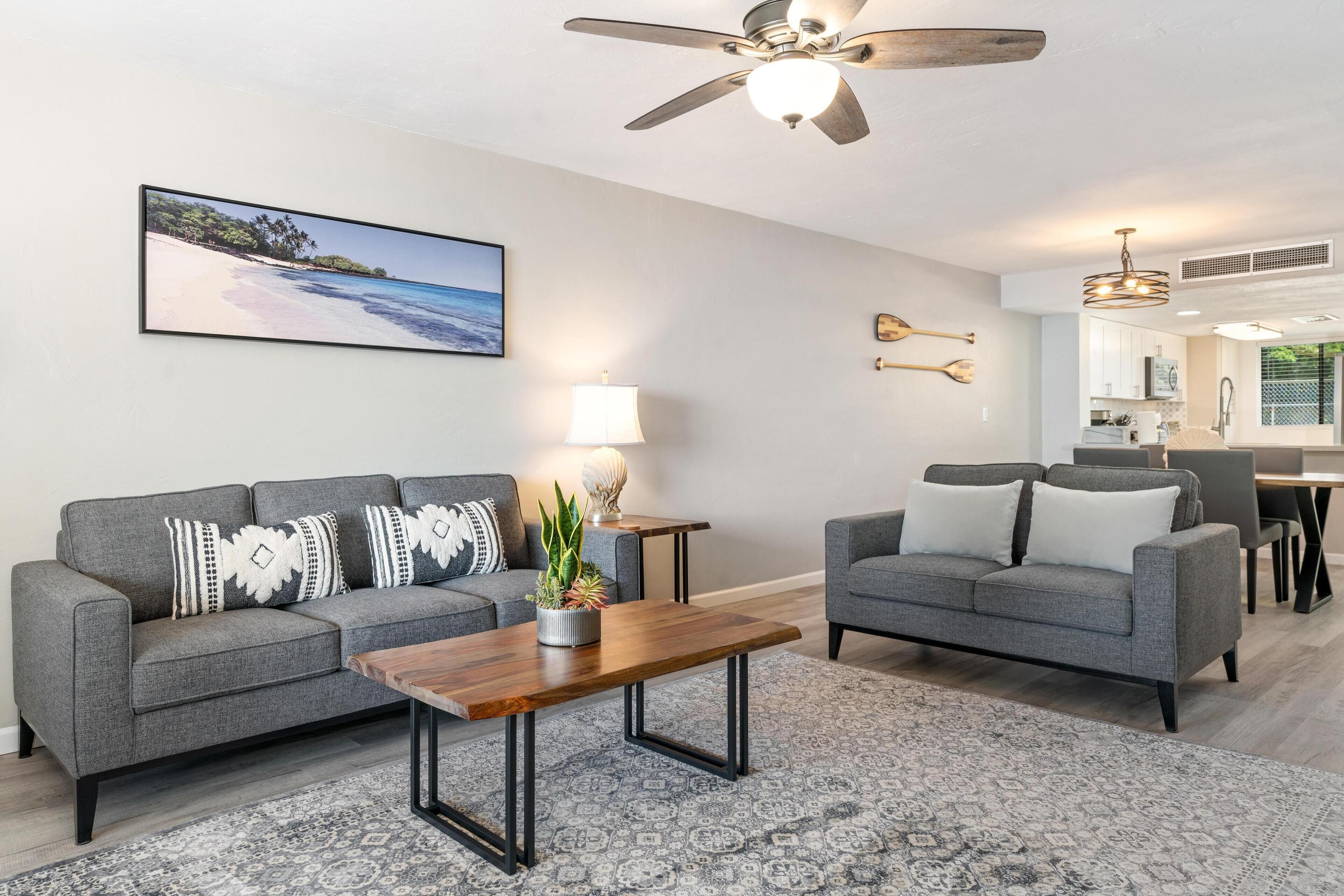 Freshly remodeled on Alii Drive with beautiful ocean views