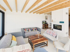 TV, fireplace, DVD player