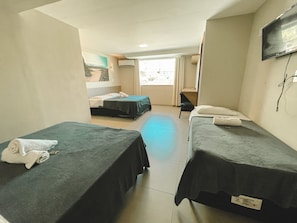 Minibar, bed sheets