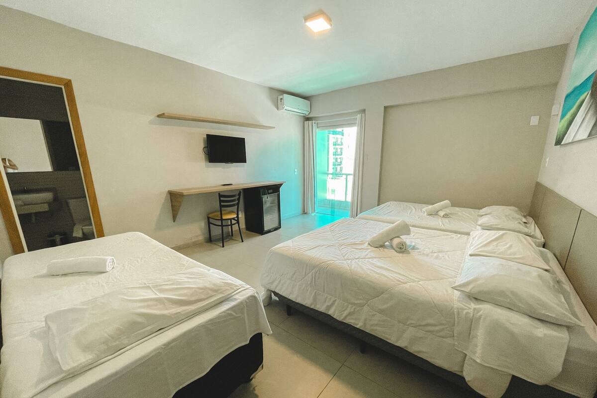 Minibar, bed sheets