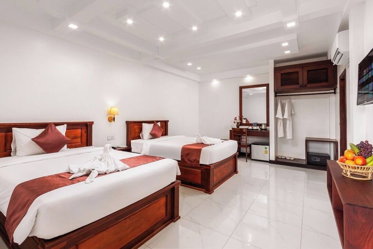 Habitación Deluxe con 2 camas individuales | Zona de estar