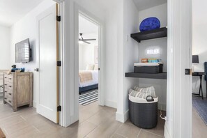 4 bedrooms, iron/ironing board, travel cot, WiFi