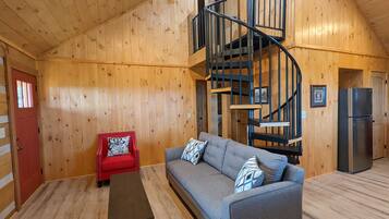 Smart-tv och eldstad