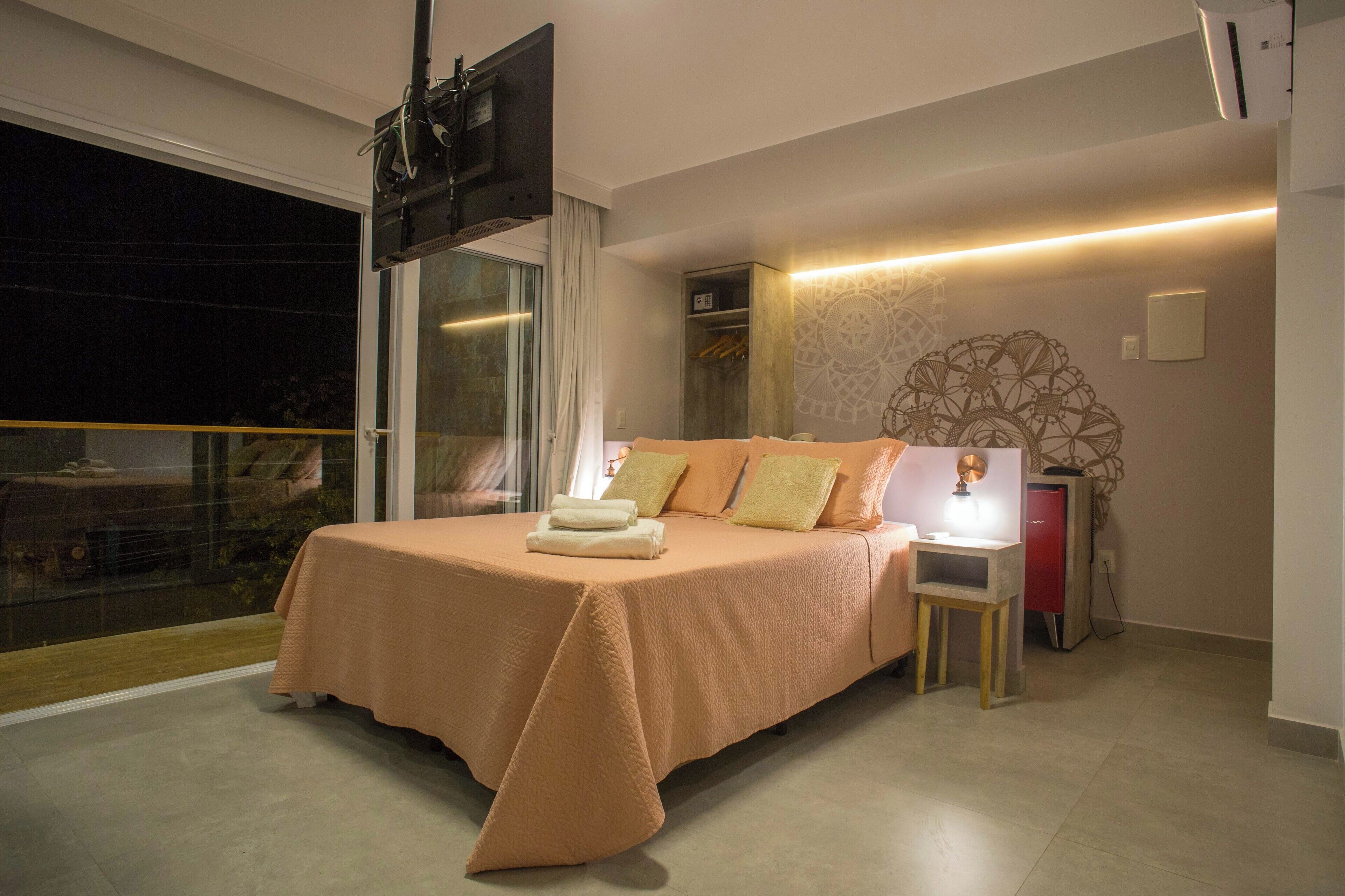 Quarto Duplo Premium com Banheira | Minibar, soundproofing, free WiFi, bed sheets