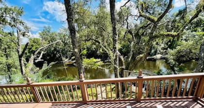 Peaceful cabin on the Cochee river w/ 4 acres land