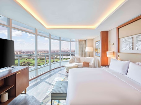Premium bedding, memory foam beds, minibar, in-room safe