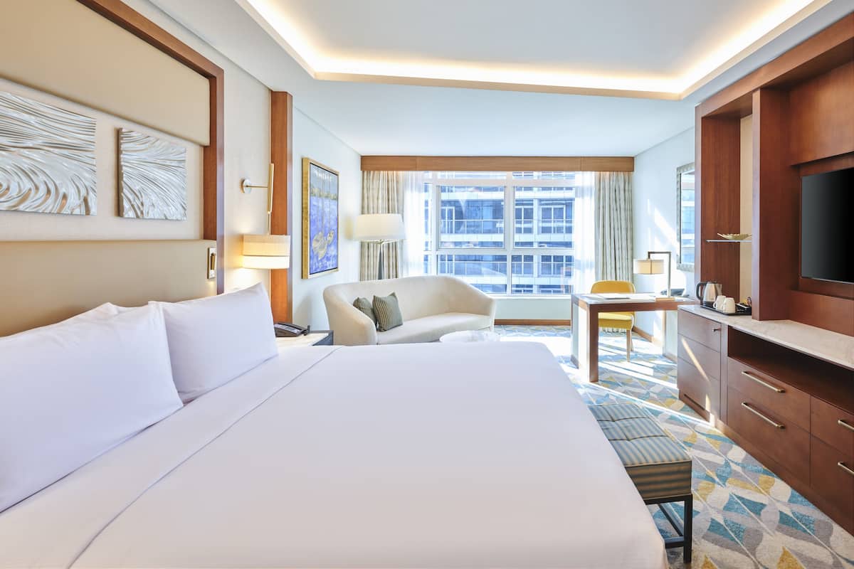 Premium bedding, memory foam beds, minibar, in-room safe