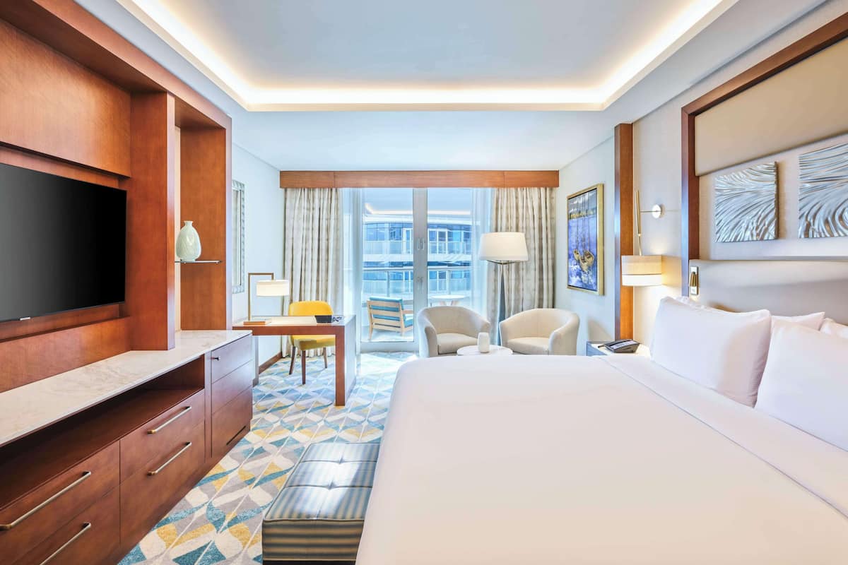 Premium bedding, memory foam beds, minibar, in-room safe