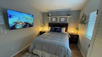 2 chambres, fer et planche à repasser, Wi-Fi gratuit, draps fournis