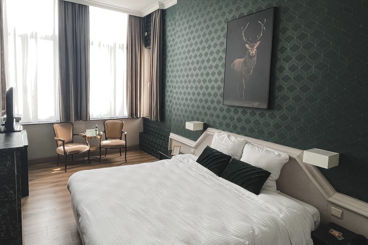 Comfort dubbelrum | Värdeförvaringsskåp på rummet, strykjärn/strykbräda och gratis wi-fi