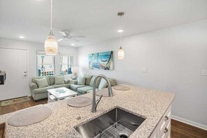 Interior - Sea Glass Getaway - Walk to Beach *King Bed* (Port Aransas)
