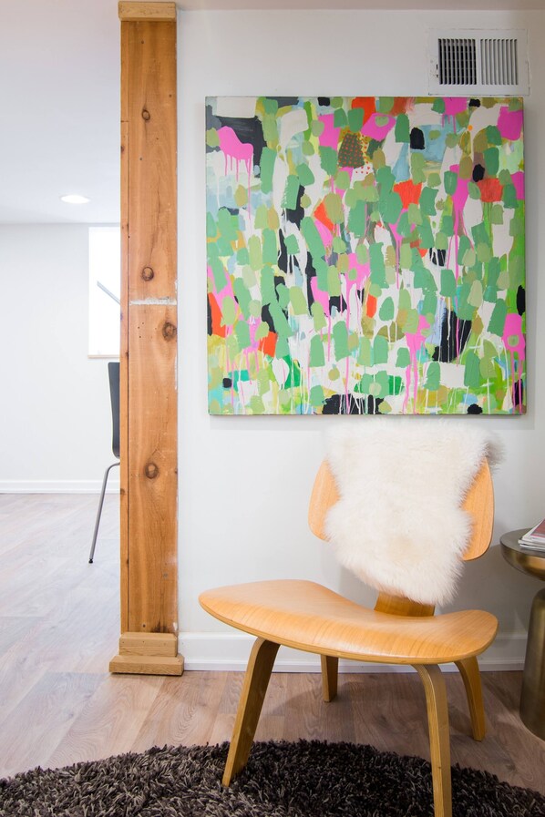 Interior - Renovated basement studio in historic Mapleton Hill. (Boulder)