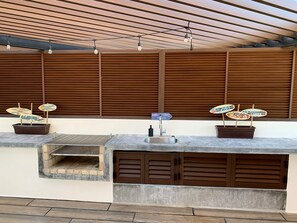 Terrace/patio - Luxury Playacar Penthouse with Private Rooftop Plunge Pool - Sleeps 9 (Playa del Carmen)