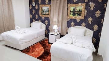 1 bedroom, desk, free WiFi, bed sheets