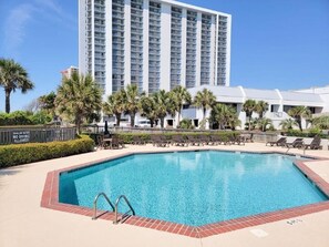 Indoor pool, a heated pool - 908SH | Luxury Oceanview Condo | 2BR/2BA | Sleeps 8 (Myrtle Beach)