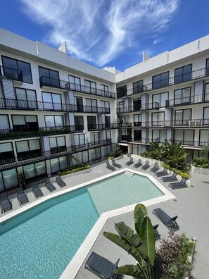 Alberca al aire libre 