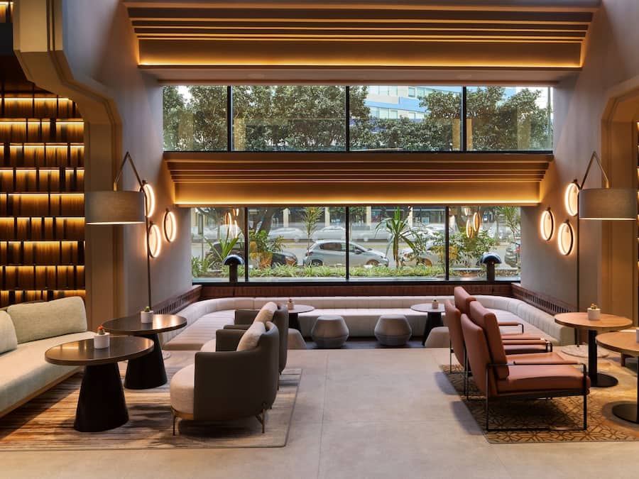 Sala de estar en el lobby