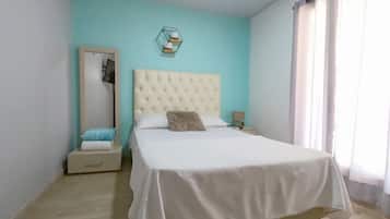 Individually decorated, individually furnished, iron/ironing board