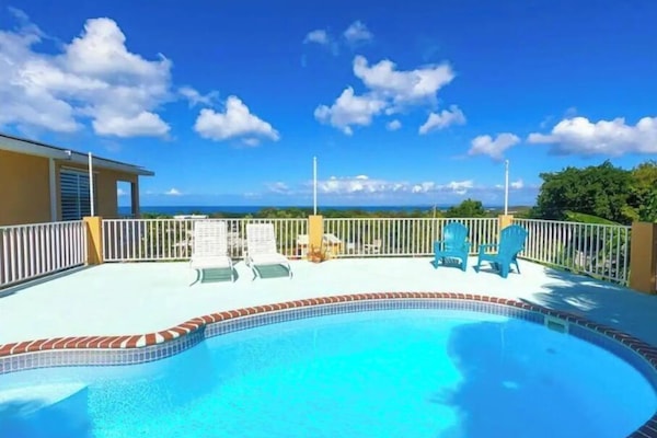 Pool deck with gorgeous views