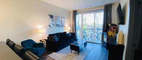 Smart TV, video games, books, stereo