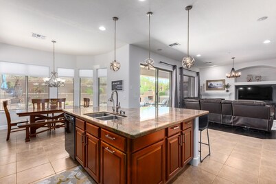 Peaceful Retreat w/ 2 PRIMARY SUITES! Sparkling Pool & Summer Fun Awaits!