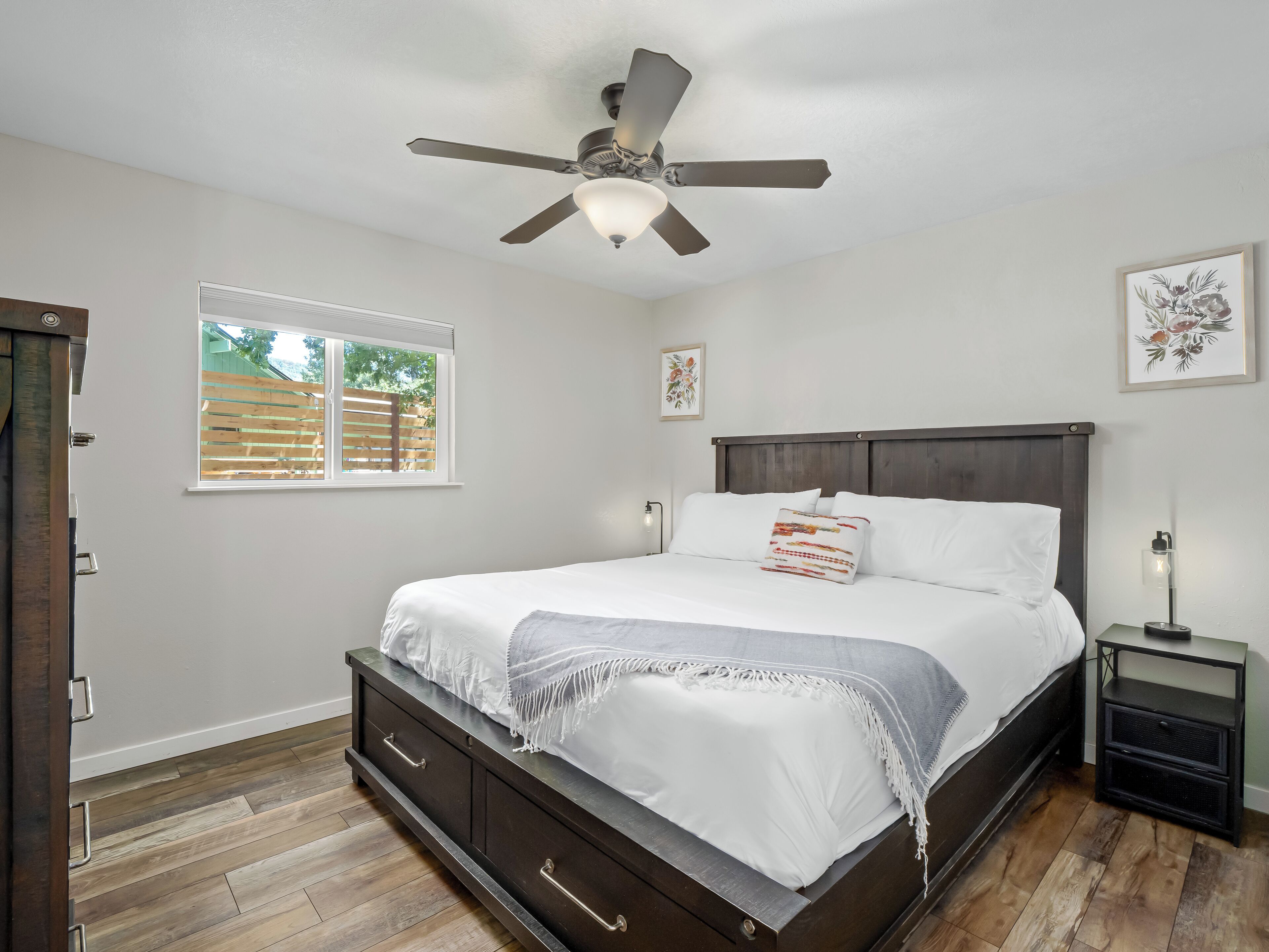 1 bedroom, iron/ironing board, travel crib, free WiFi