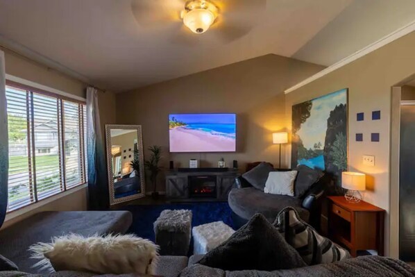 TV connectée, cheminée, imprimantes