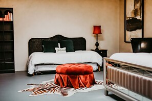 6 chambres, accès au Wi-Fi (inclus), literie fournie