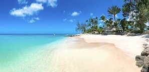 On the beach