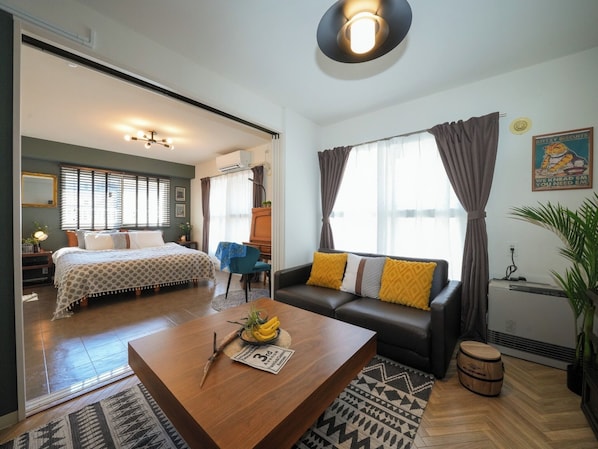 1 soverom, skrivebord, strykejern/-brett og wi-fi (inkludert)