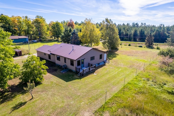 Aerial view from northwest