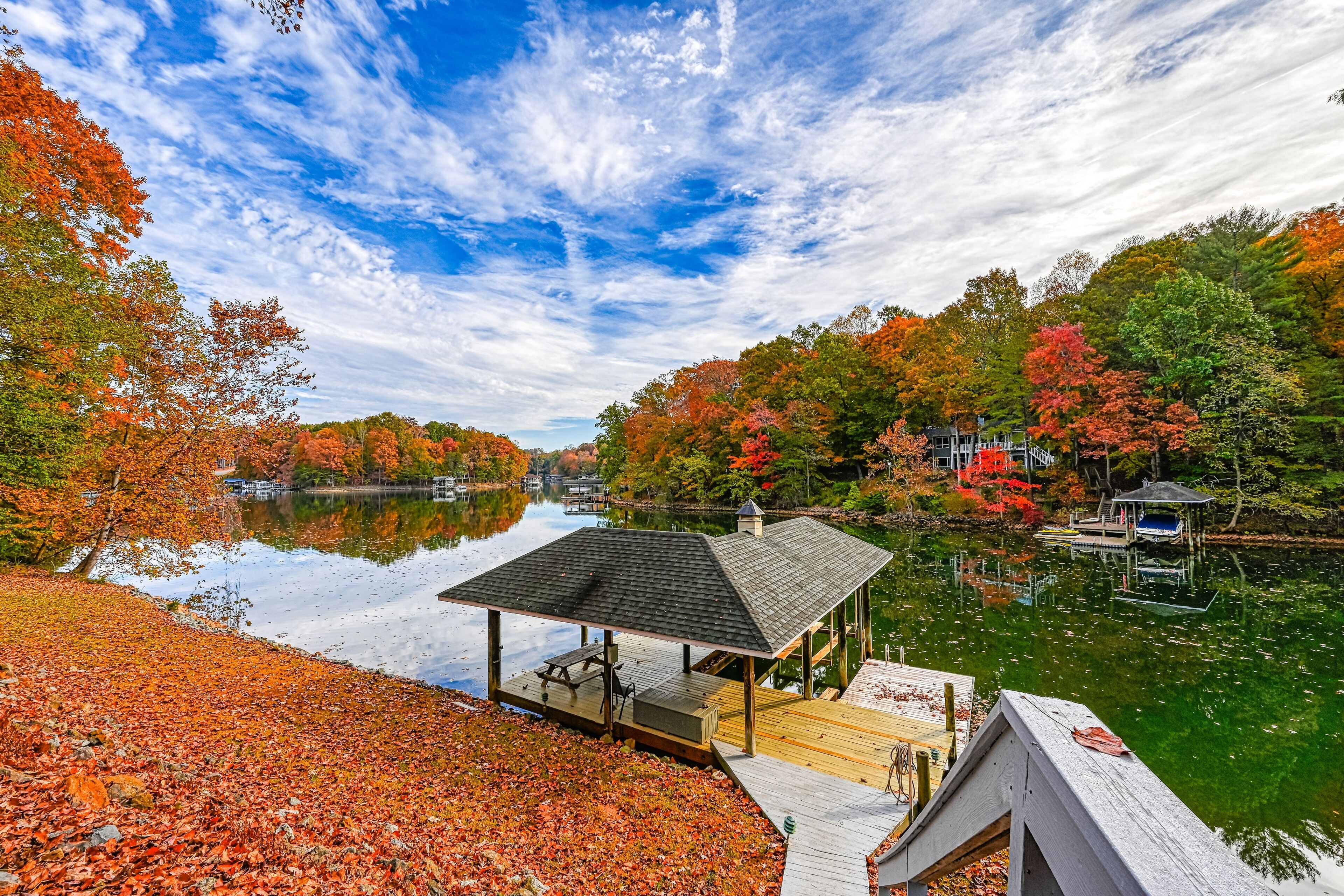 At Last - Lakefront home with private dock, pool, tennis & boat launch
