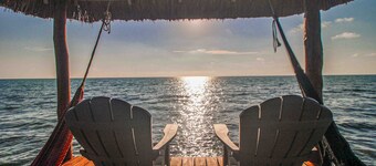 Beachfront home with private heated pool, jacuzzi, sauna, ocean views & AC