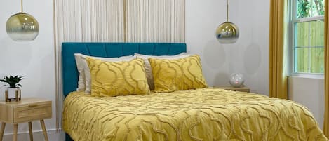 2 chambres, fer et planche à repasser, Wi-Fi gratuit, draps fournis