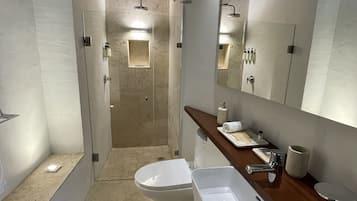 Superior Studio Suite, 2 Queen Beds, Park View | Bathroom